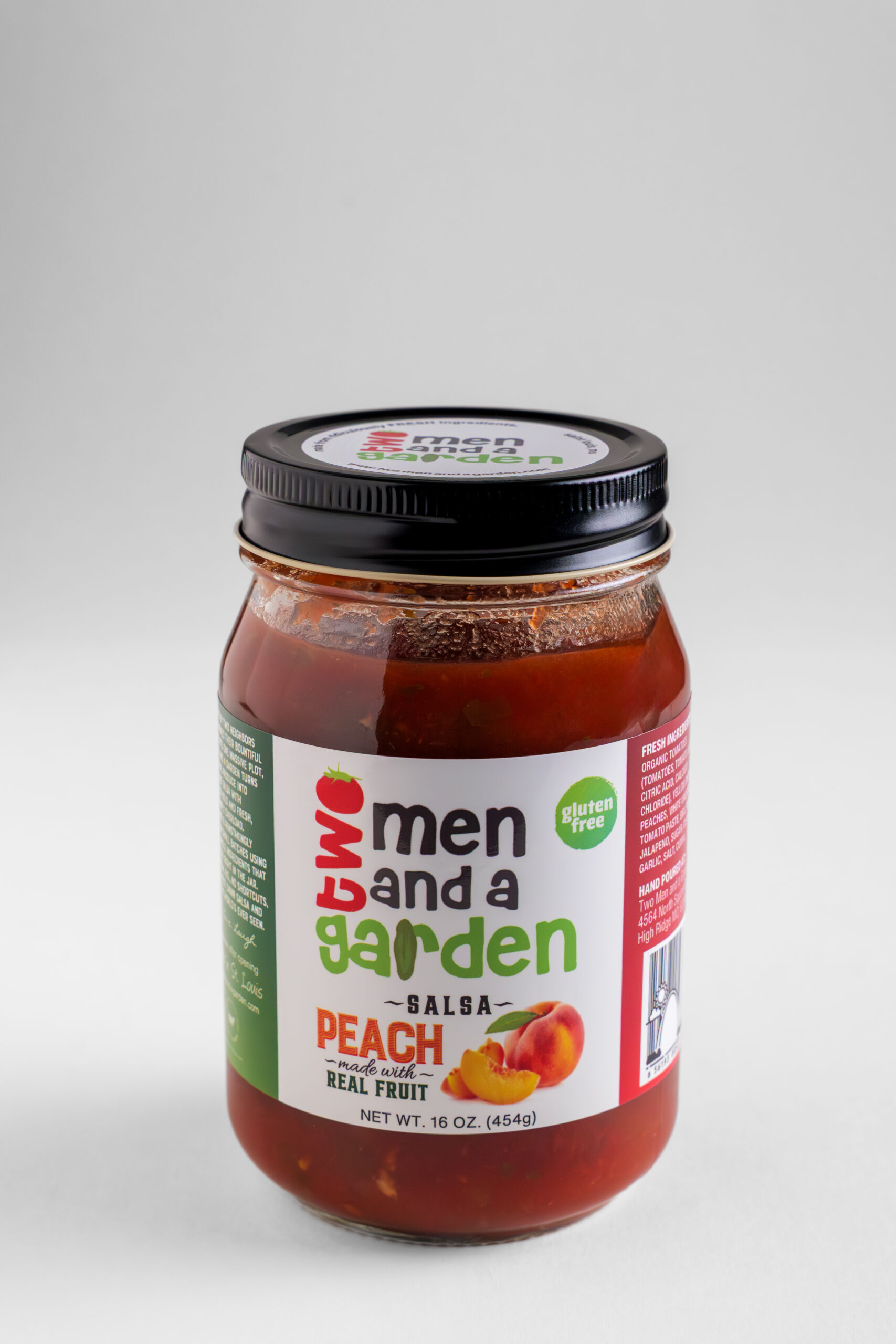 Two Men And A Garden-Peach Salsa, peach salsa, st. louis salsa, locally made salsa, salsa, fruit salsa