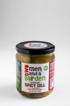 Two men and a garden spicy dill, st. louis pickles, habanero dill pickles, spicy dill pickles, locally made pickles