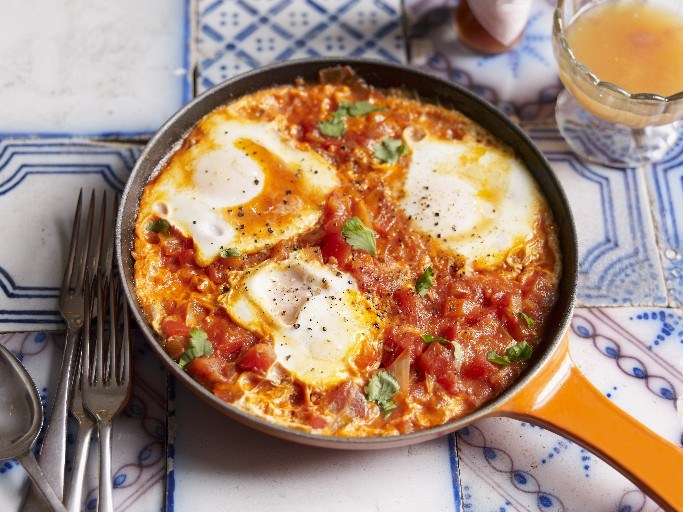 Hungry Man's Salsa Baked Eggs - Two Men and a Garden