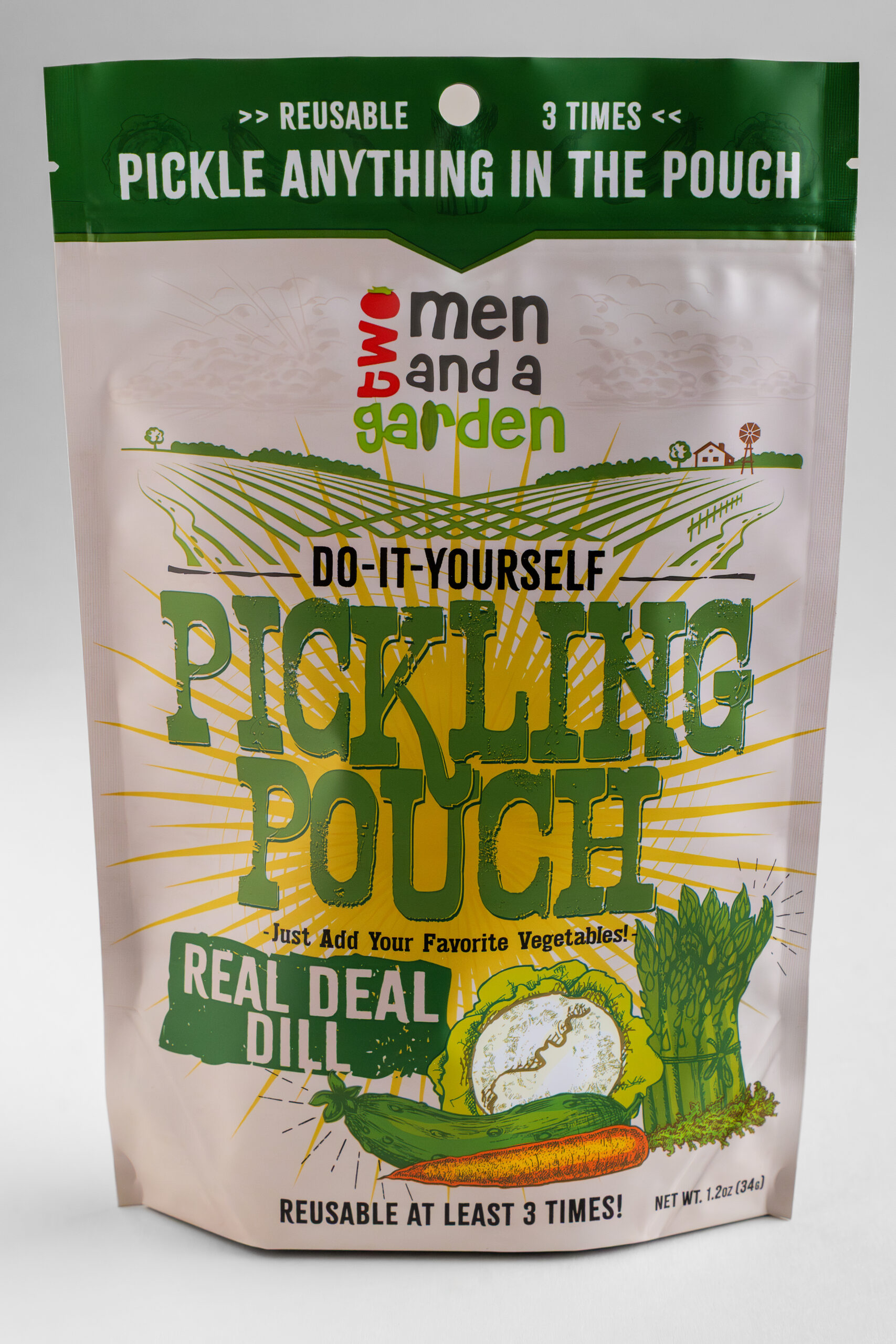 Two Men And A Garden Real Deal Dill Pickling Pouch, dill pickling pouch, diy pickling pouch