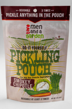 Two Men And A Garden Smokey Chipotle Pickling Pouch, DIY pickle pouch, smokey chipotle pickling pouch