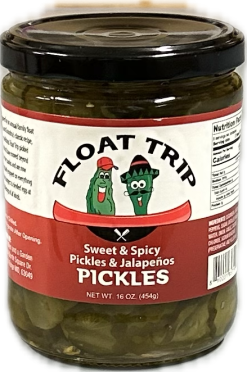Float Trip Pickles with Jalapenos